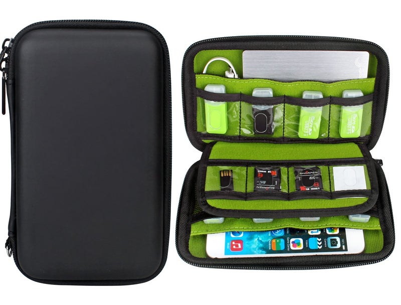Aprince Digital Gadget Case Waterproof Memory Card Case,Designed for External Hard Drive,USB Flash Drives,Power Banks - Best for Traveling - Image 1